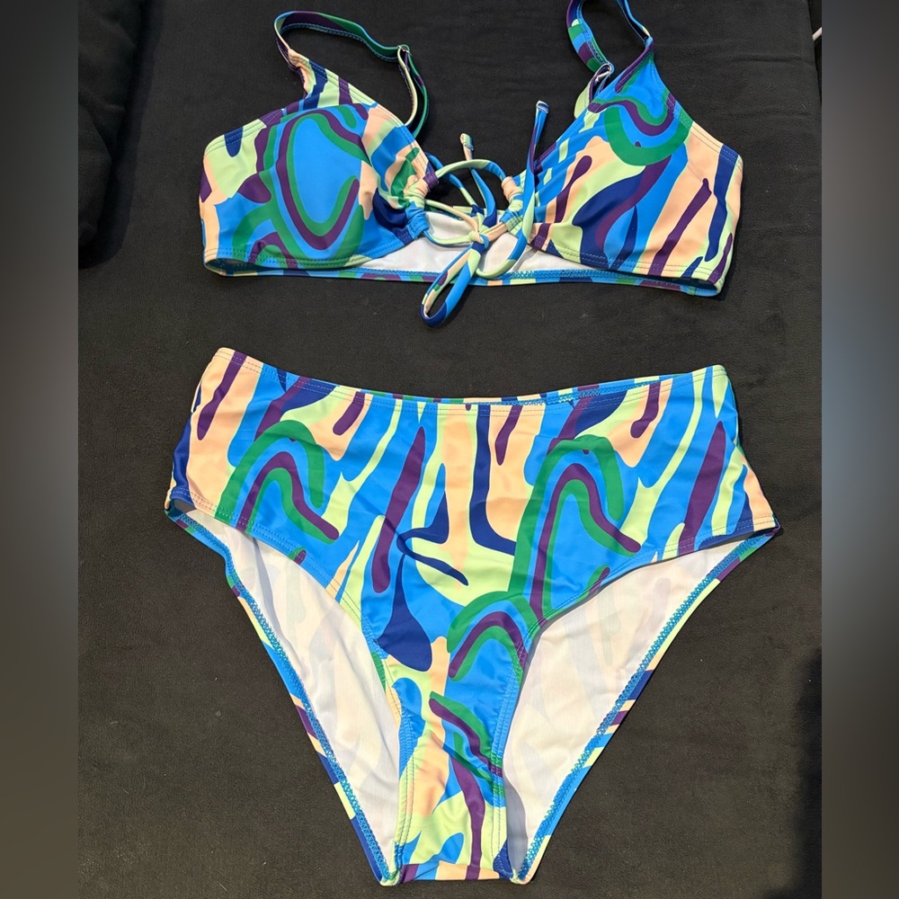 Fashion Nova Multicolor Bikini Set